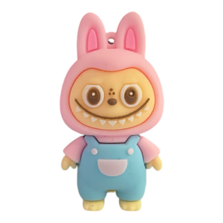 Labubu Lamb  Keychain Pink