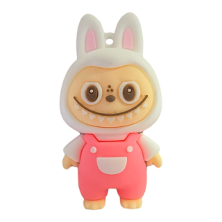 Labubu Lamb  Keychain White